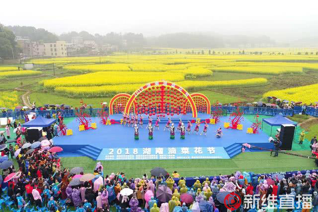 <a href='//www.newe.tv' target='_balnk'>湖南</a>油菜花节召开